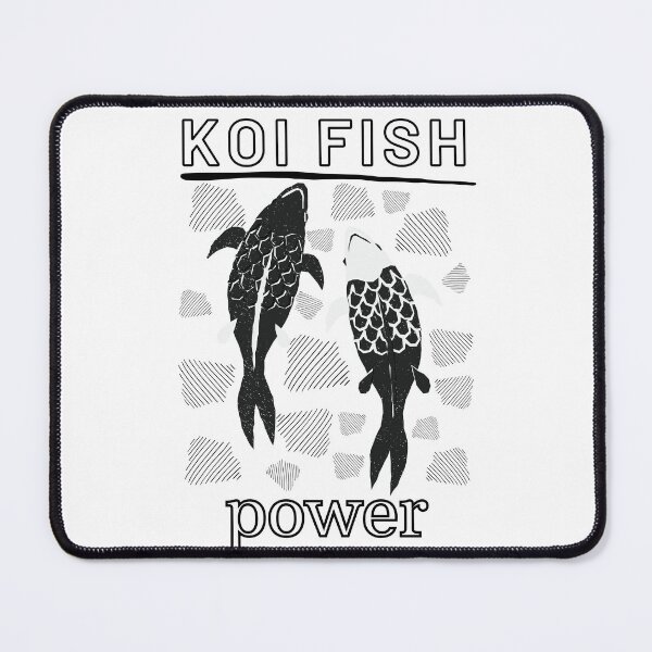 Item preview, Chinese Lucky Koi Fish Feng Shui Black designed and sold by FengShuiLounge.