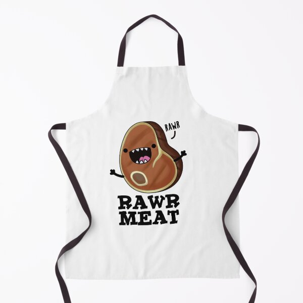 Item preview, Rawr Meat Funny Raw Meat Puns  designed and sold by punnybone.