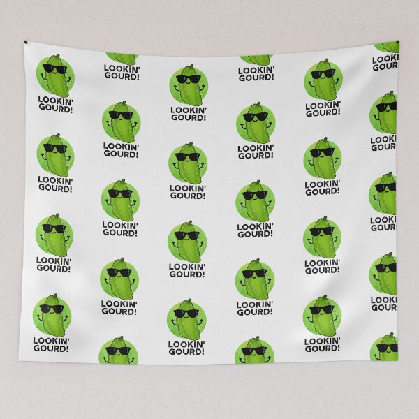 Item preview, Looking Gourd Cute Cool Veggie Pun designed and sold by punnybone.