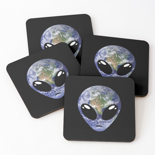 Item preview, Alien head - Planet Earth skin designed and sold by AreaStickers.