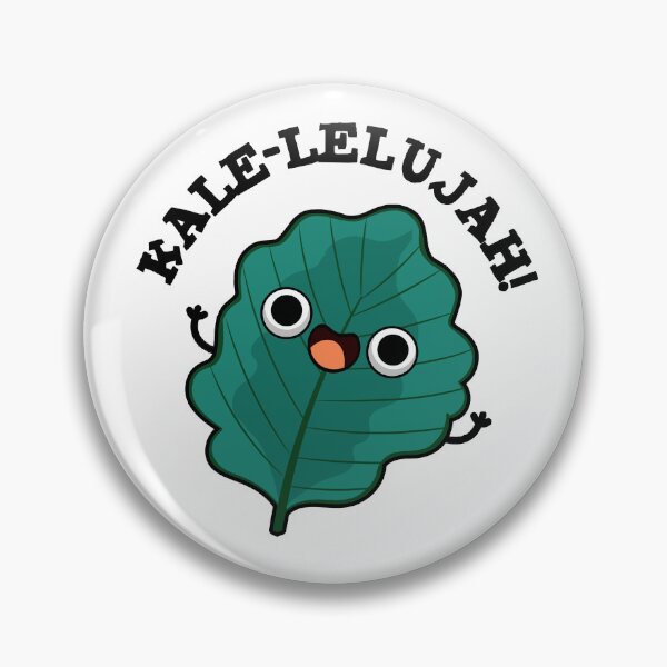 Item preview, Kale-lelujah Funny Veggie Puns  designed and sold by punnybone.