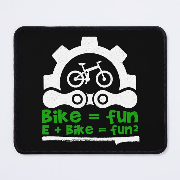 Item preview, Bike Equals Fun E Plus Bike Equals More Fun Sticker designed and sold by ayeshadanaqws.