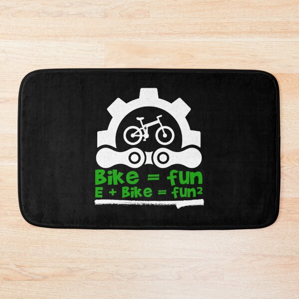 Item preview, Bike Equals Fun E Plus Bike Equals More Fun Sticker designed and sold by ayeshadanaqws.
