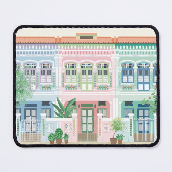 Item preview, Peranakan Shophouses in Singapore designed and sold by Tulipions.