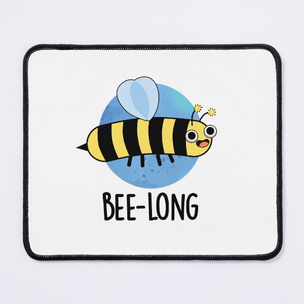 Item preview, Bee-long Funny Bee Puns  designed and sold by punnybone.