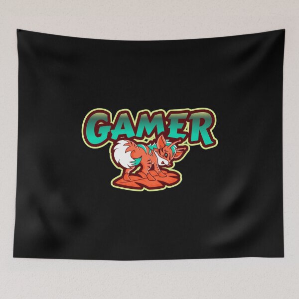 Item preview, Gamer with Colorful Animal Cartoon designed and sold by PRIVARSHU.