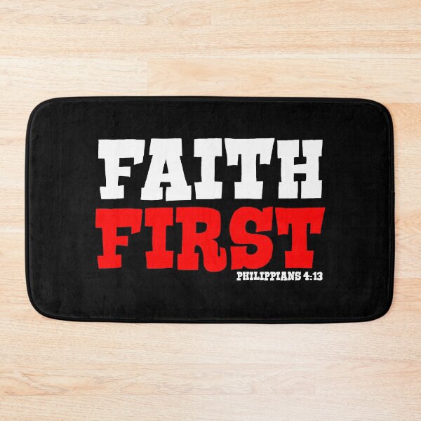 Item preview, FAITH FIRST  PHILIPPIANS 4:13 designed and sold by CRINGEWORTHY TEES.