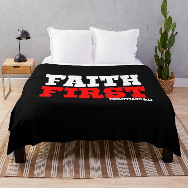 Item preview, FAITH FIRST PHILIPPIANS 4:13 designed and sold by CRINGEWORTHY TEES.
