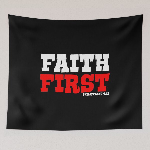 Item preview, FAITH FIRST  PHILIPPIANS 4:13 designed and sold by CRINGEWORTHY TEES.