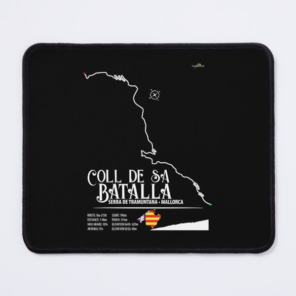 Item preview, Coll de sa Batalla Mallorca Spain Ma-2130 Trail Map Sticker T-Shirt 02 designed and sold by OuterShellUK.