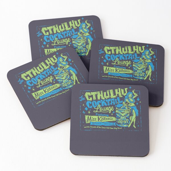 Item preview, Vintage Retro Cthulhu Cocktail Lounge designed and sold by MarlisBuhler.