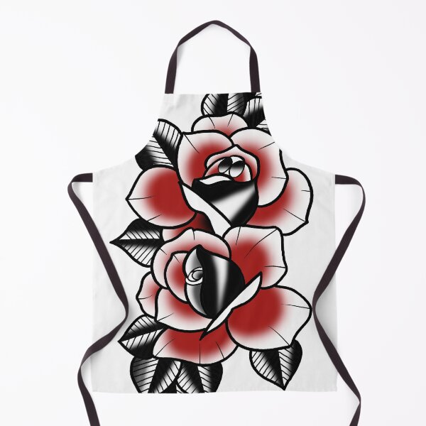 Item preview, Fkj tattoo flash red roses designed and sold by franckfkj.