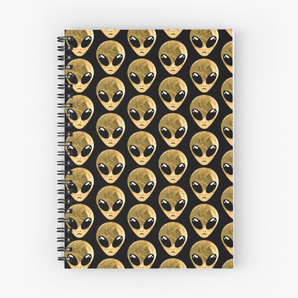 Item preview, Alien head - Gold skin designed and sold by AreaStickers.