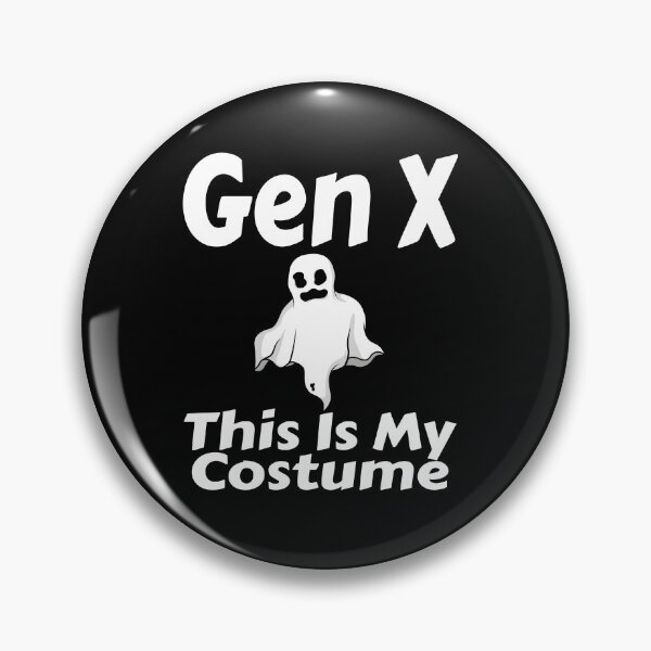 Item preview, Gen X Halloween Funny Ghost This Is My Costume Humor Generation X designed and sold by Amazingtaste.