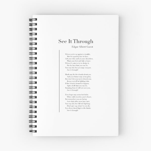 Item preview, See It Through by Edgar Albert Guest designed and sold by wisemagpie.