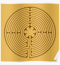 Chartres Labyrinth Poster