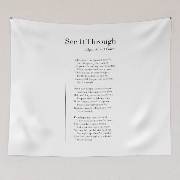 Item preview, See It Through by Edgar Albert Guest designed and sold by wisemagpie.