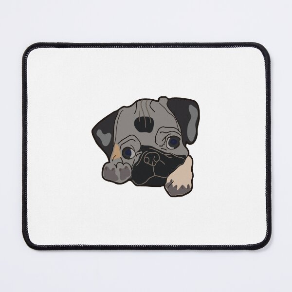 Item preview, cute grey pitbull dog sad designed and sold by animalcutie.