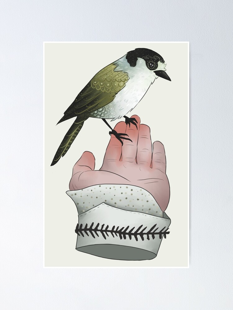 A Bird In The Hand Is Worth Two In The Bush Poster By Wieskunde Redbubble