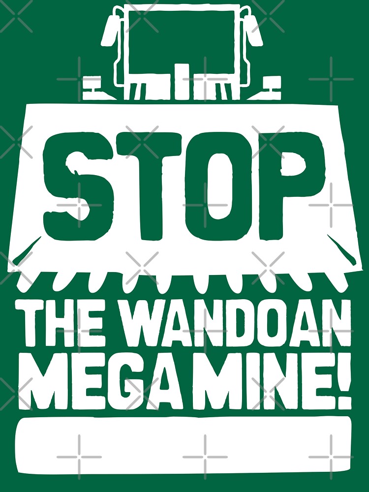Thumbnail 7 of 7, Classic T-Shirt, Stop the Wandoan Megamine! designed and sold by Jarren Nylund.