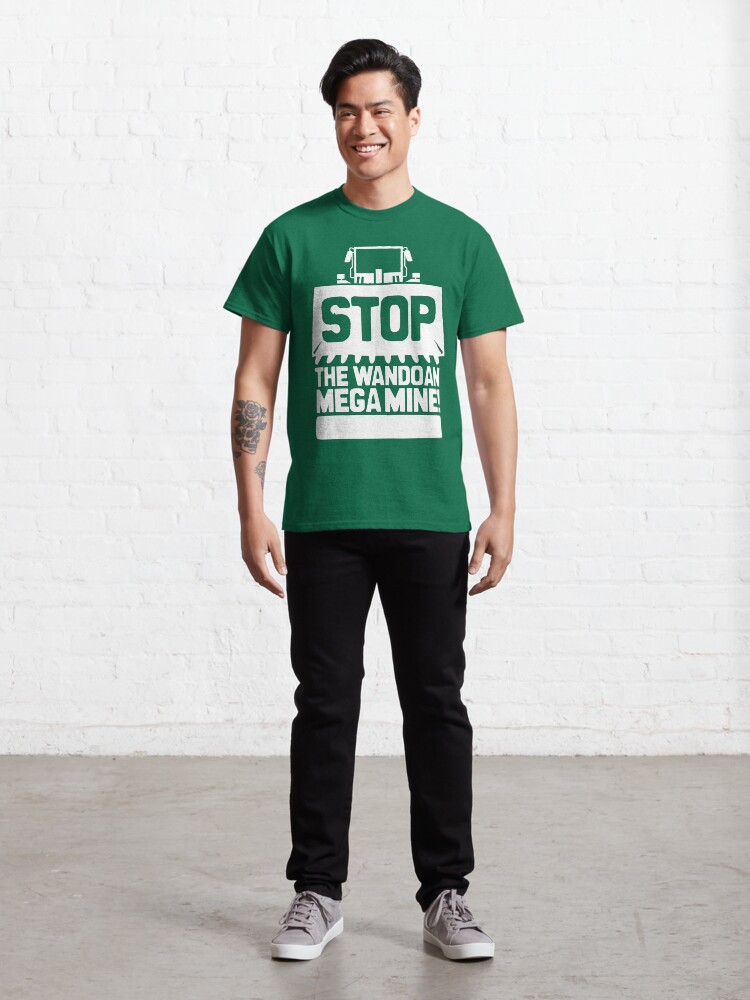 Thumbnail 3 of 7, Classic T-Shirt, Stop the Wandoan Megamine! designed and sold by Jarren Nylund.