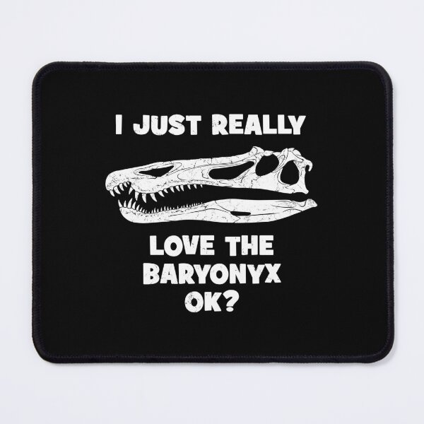 Item preview, Baryonyx fossil skull designed and sold by NicGrayGraphic.