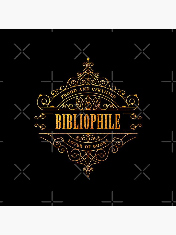 Gold Bibliophile - black by stellaarts