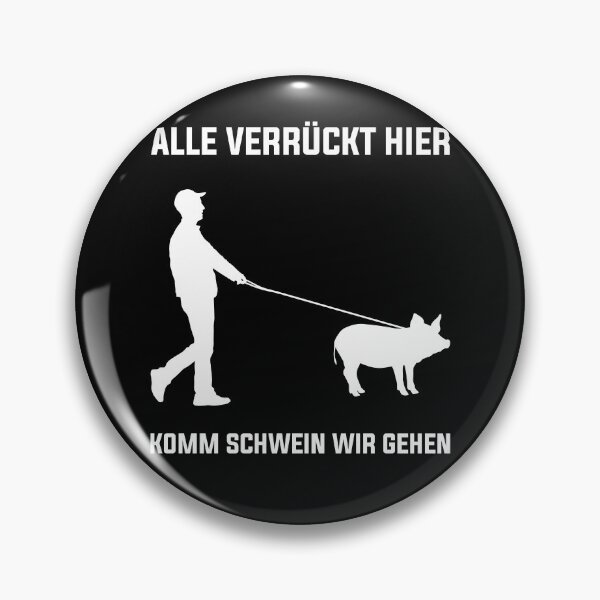 Item preview, Alle Verrückt Hier Komm Schwein Wir Gehen Lustiger Spruch designed and sold by Lenny Stahl.