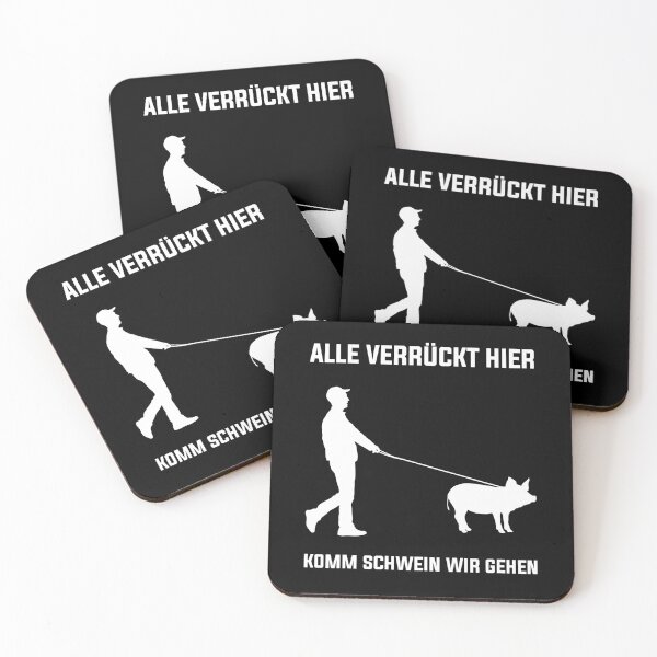 Artikelvorschau, Alle Verrückt Hier Komm Schwein Wir Gehen Lustiger Spruch entworfen und verkauft von Lenny Stahl.