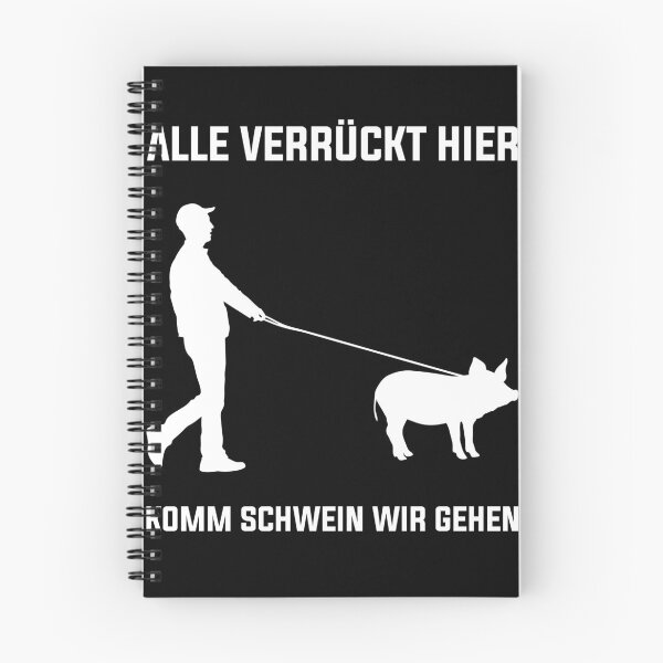 Artikelvorschau, Alle Verrückt Hier Komm Schwein Wir Gehen Lustiger Spruch entworfen und verkauft von Lenny Stahl.