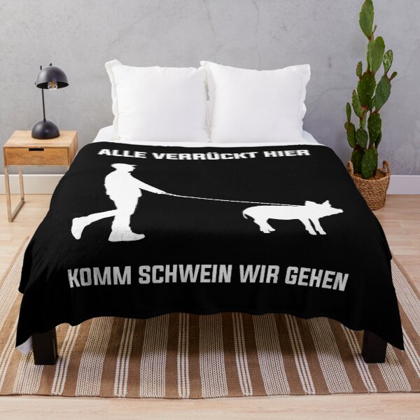 Item preview, Alle Verrückt Hier Komm Schwein Wir Gehen Lustiger Spruch designed and sold by Lenny Stahl.
