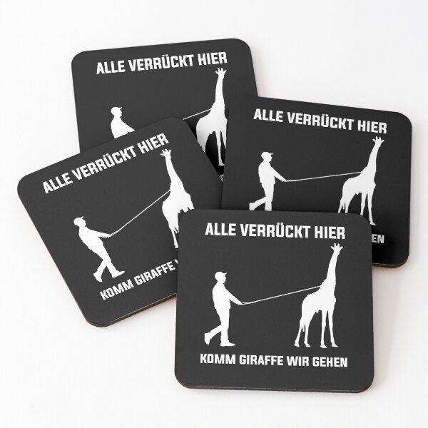 Item preview, Alle Verrückt Hier Komm Giraffe Wir Gehen Lustiger Spruch designed and sold by Lenny Stahl.