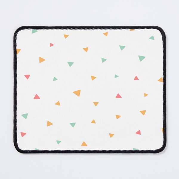 Item preview, Seamless pattern with small colorful triangles on a white background designed and sold by leen12 Art Designs Prints.