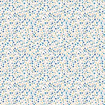 Artwork thumbnail, Multicoloured Abstract Spots Pattern by Calislahn