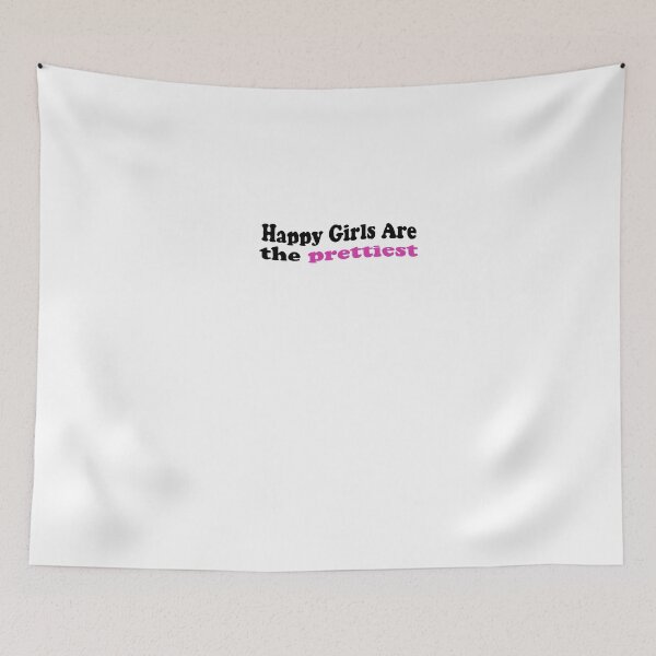 Item preview, Happy Girls Are the Prettiest designed and sold by FantasticBee.