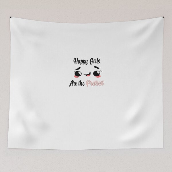 Item preview, Happy Girls Are the Prettiest designed and sold by FantasticBee.