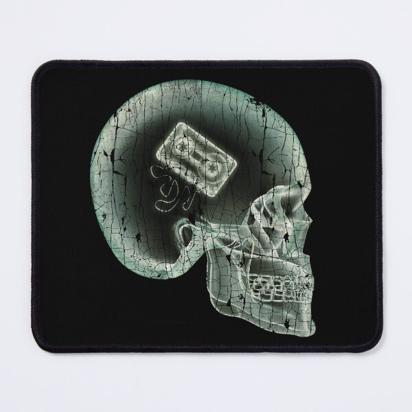 Item preview, Retro Music Lover Audio Cassette Tape Mixtape Scull X-Ray designed and sold by MintaApparel.