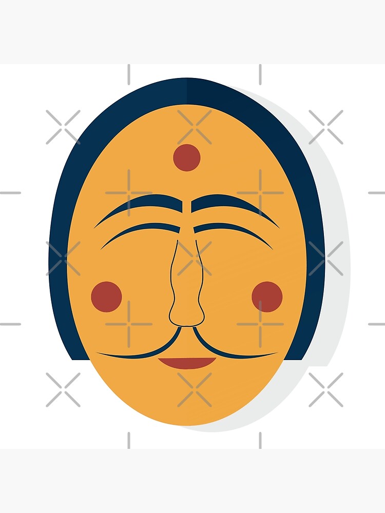 "Korean mask,Hahoe Mask, korea traditional mask, Korean Art, Antique Korean Scroll Painting