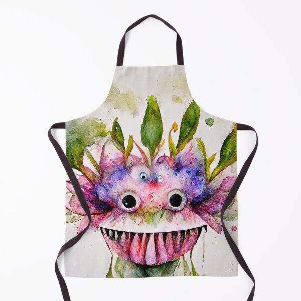 Item preview, Watercolor Cute Flower Alien Monster designed and sold by pixelista.