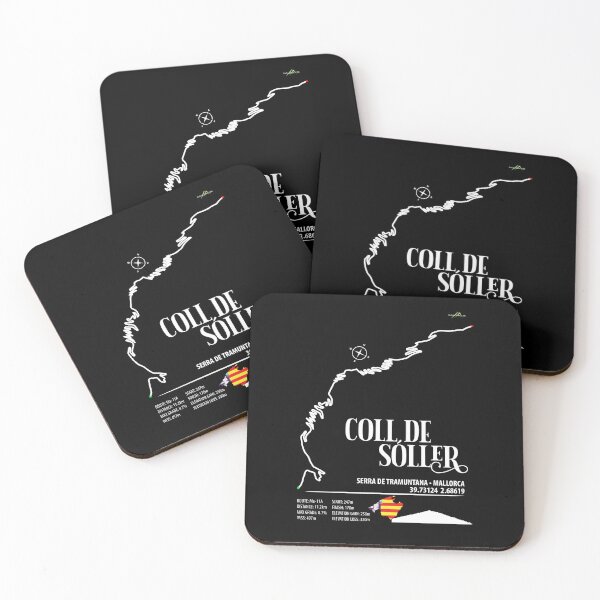 Item preview,  Coll de Soller Climb Mallorca Spain Ma-11A Trail Map Sticker T-Shirt 02 designed and sold by OuterShellUK.