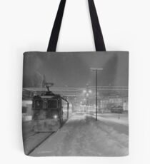 Snow train Tote Bag