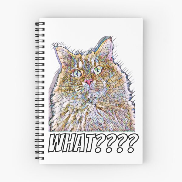 Item preview, An image of a cat with a surprised look in a mosaic style  designed and sold by HDpod.
