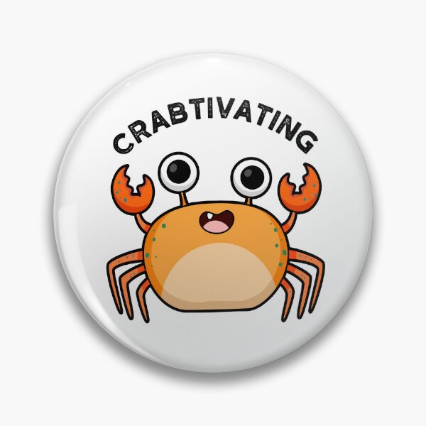 Item preview, Crabtivating Funny Crab Puns  designed and sold by punnybone.
