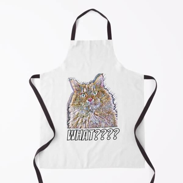 Item preview, An image of a cat with a surprised look in a mosaic style designed and sold by HDpod.