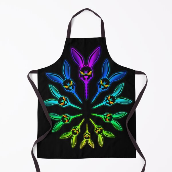 Item preview, Bunny Frog Leap Rainbow Trippy fan art designed and sold by IMNIUM.