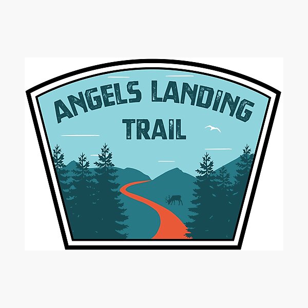 Item preview, Angels Landing Trail Zion National Park designed and sold by Esskay Designs.
