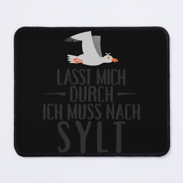 Item preview, Lasst Mich Durch Ich Muss Nach Sylt Möwe Sticker designed and sold by verarheaf9.