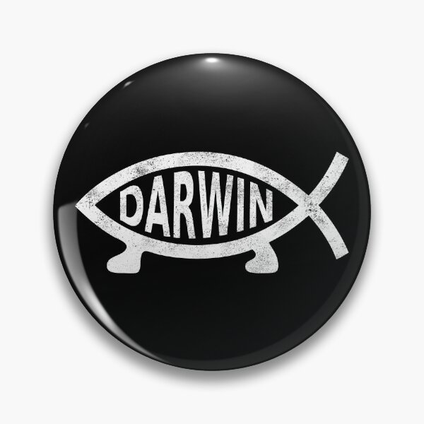 Item preview, Darwin Fish (corner distressed design) designed and sold by siggyspatsky.