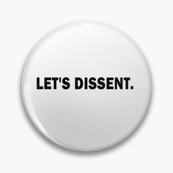 Item preview, let's Dissent Famous Quote R.B.G. let's DISSENT Rainbow Pride Protest  designed and sold by tasmin-shop.