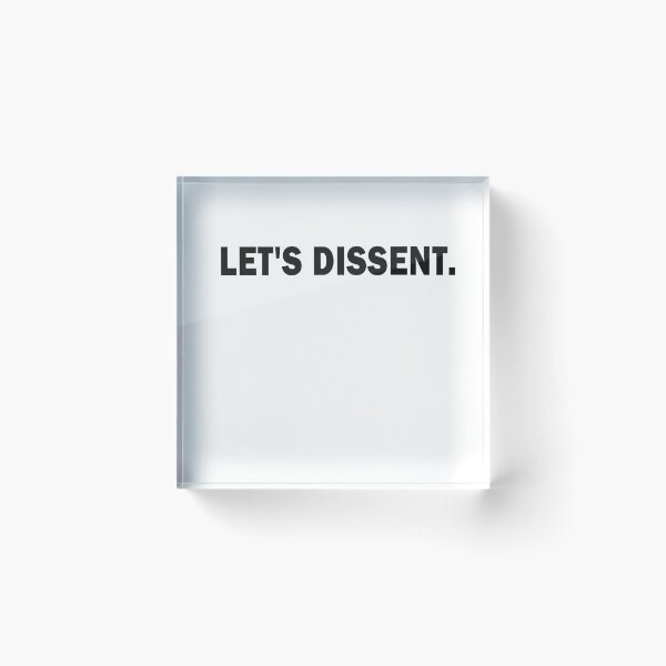 Item preview, let's Dissent Famous Quote R.B.G. let's DISSENT Rainbow Pride Protest  designed and sold by tasmin-shop.